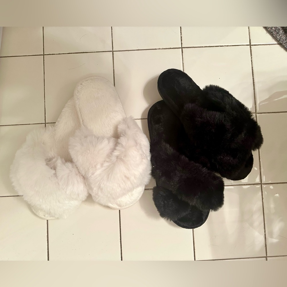 Two Pairs of Ultra Soft Slippers
